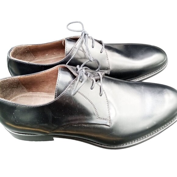 Johnston and Murphy Mens Size 9M Black Leather Dress Shoes Handcrafted in Italy main image 11